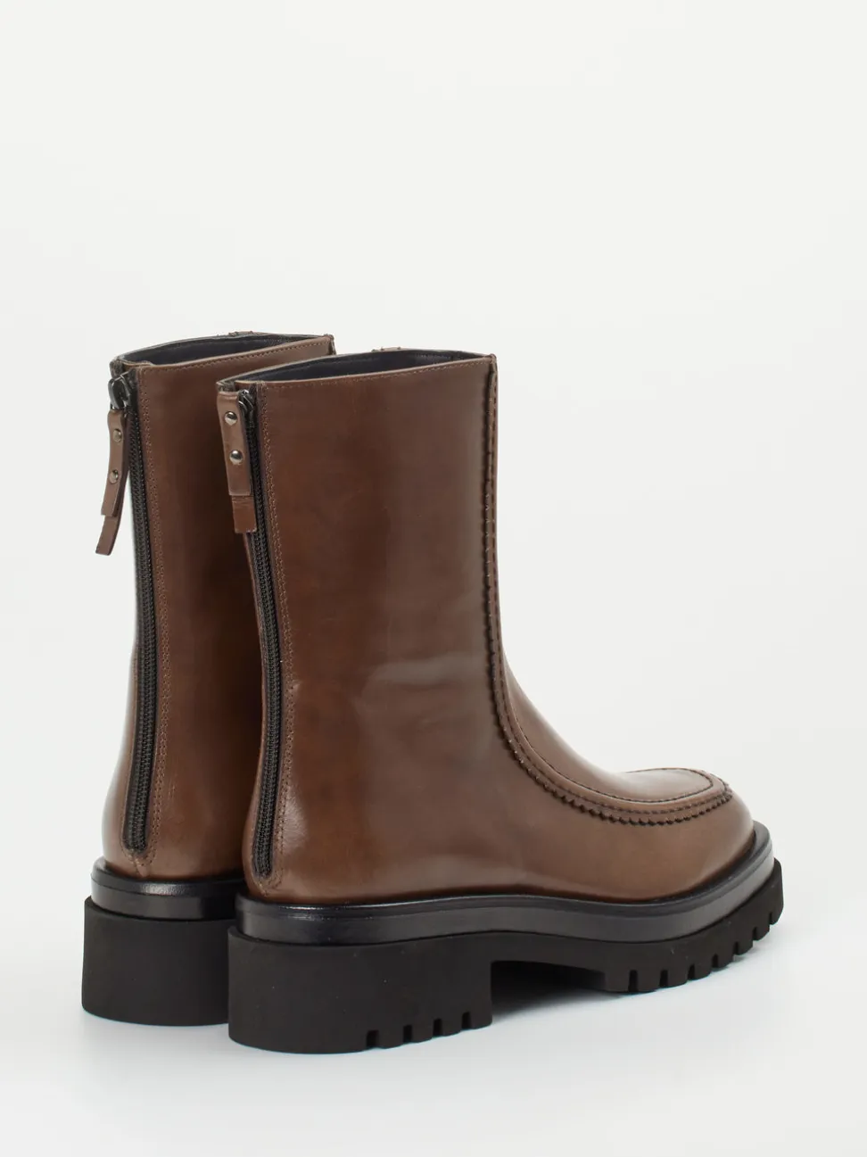 Homers – Stiefeletten aus Kalbleder in Braun