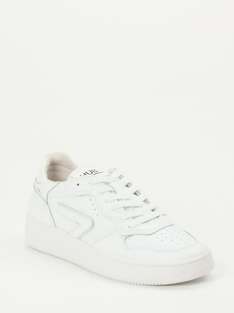HUB – Sneaker aus Leder in Weiß mit Retro-Charme
