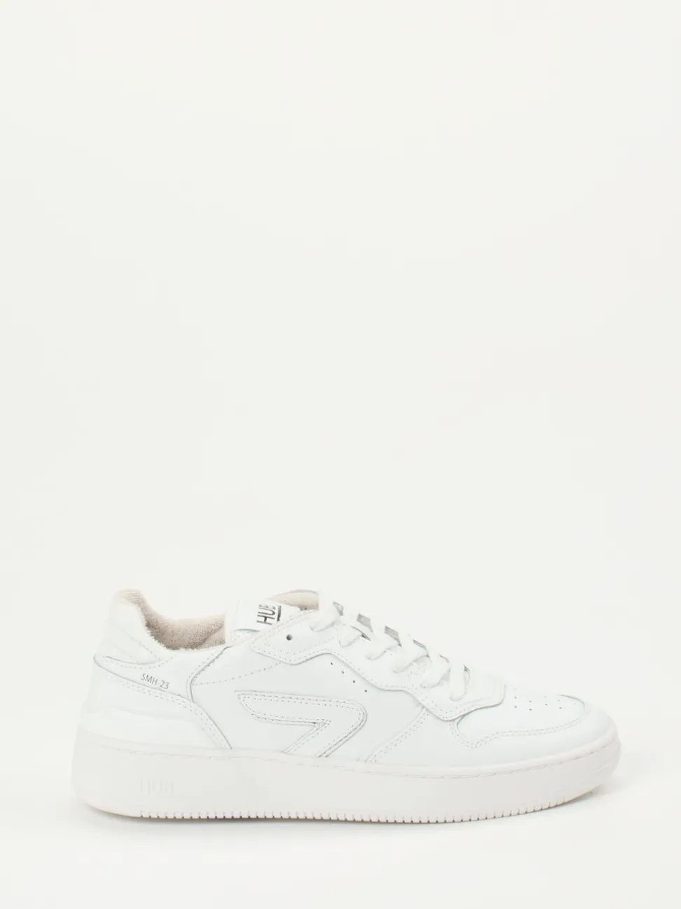 HUB – Sneaker aus Leder in Weiß mit Retro-Charme