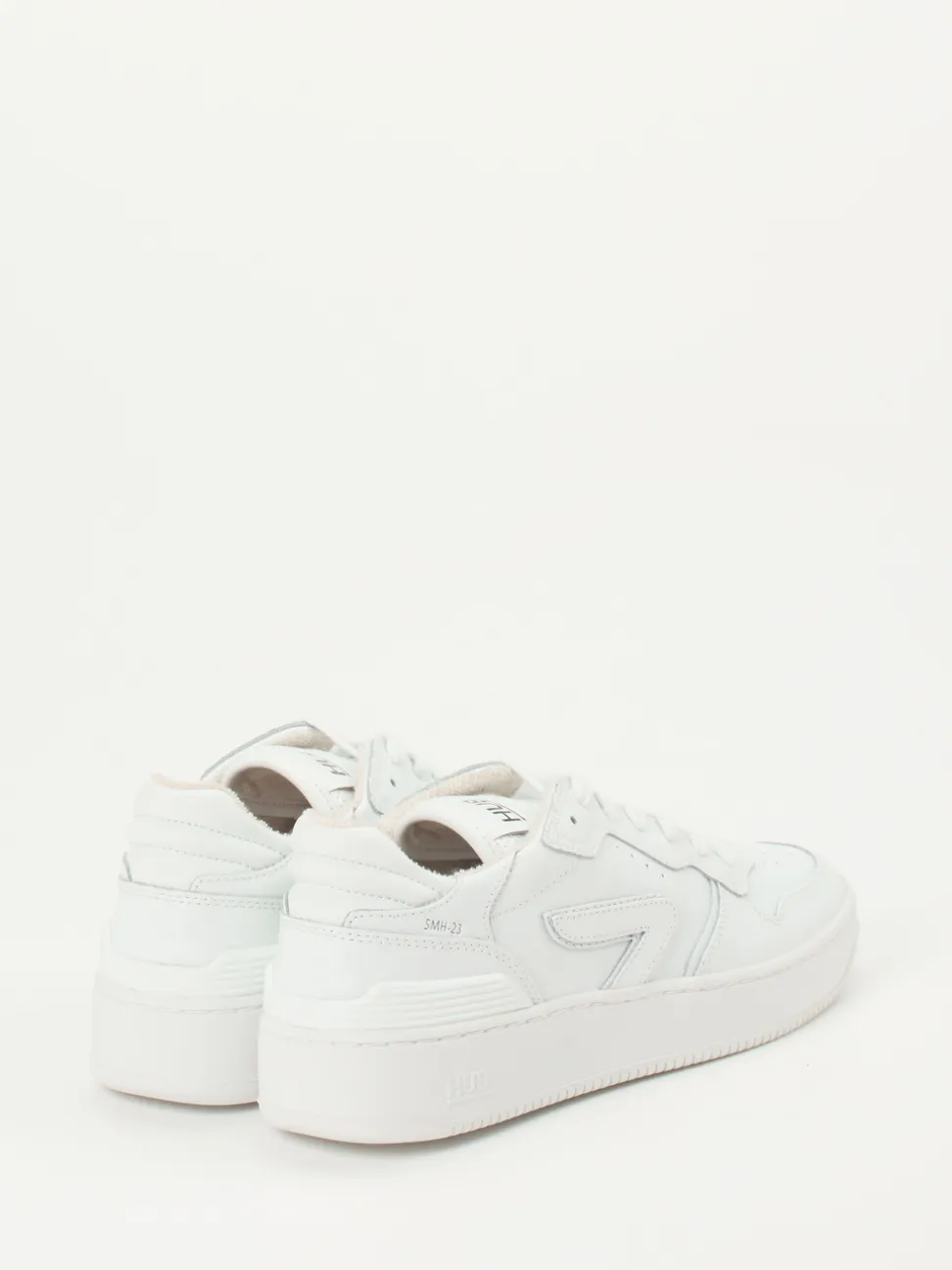 HUB – Sneaker aus Leder in Weiß mit Retro-Charme