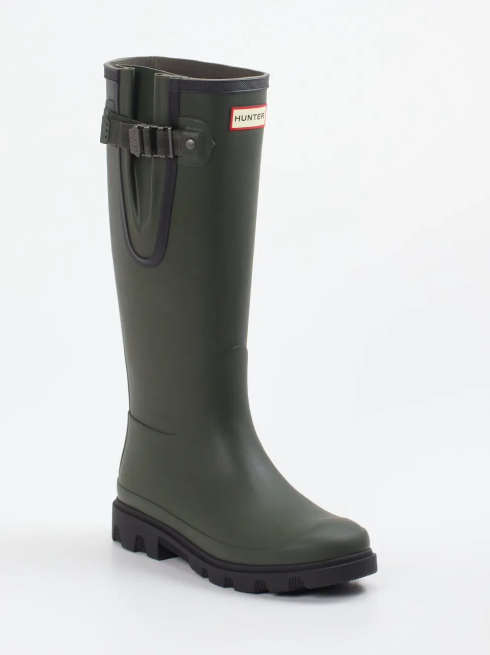 Hunter – Gummistiefel aus Synthetik in Olivgrün