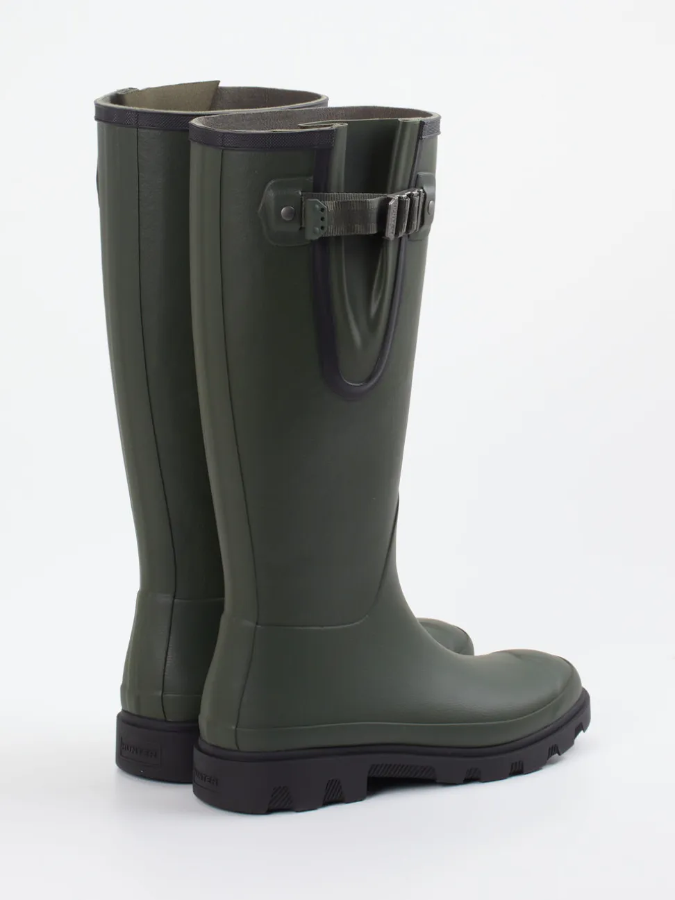 Hunter – Gummistiefel aus Synthetik in Olivgrün