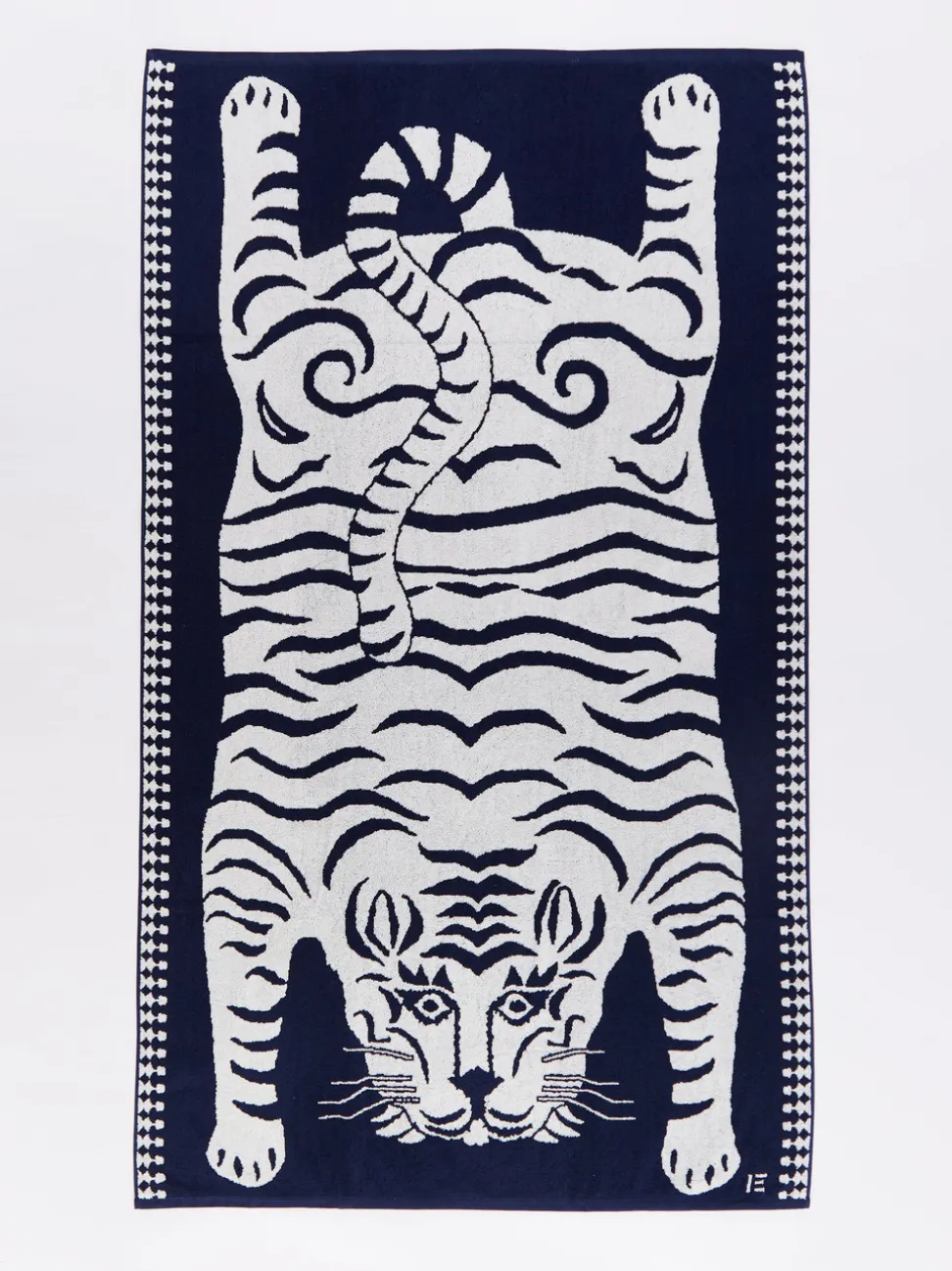 Inouitoosh – Strandtuch aus Baumwolle mit Tiger-Motiv