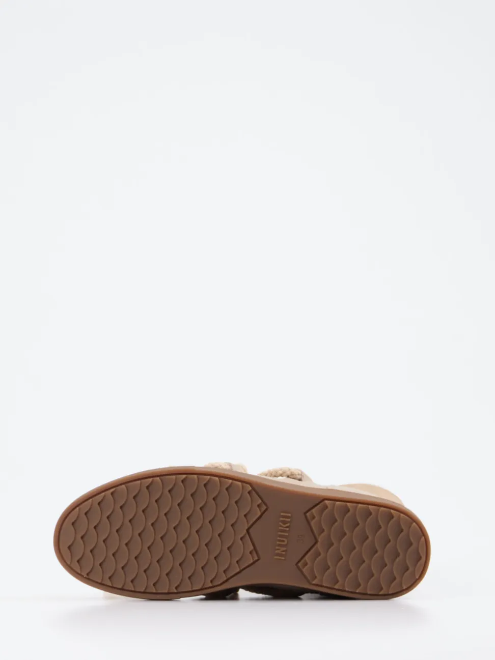 Inuikii – Stiefeletten aus Veloursleder beige