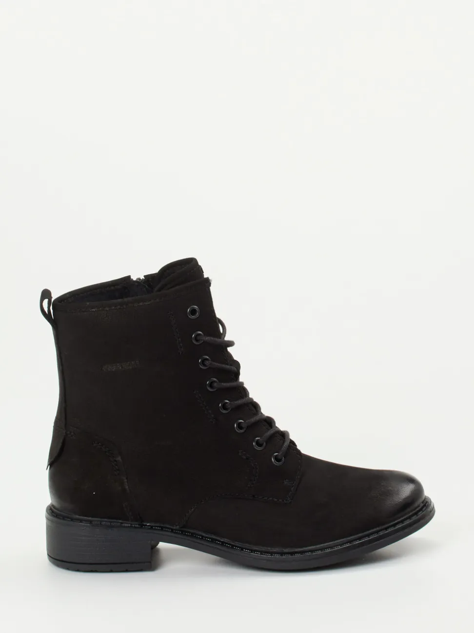 Josef Seibel – Schnür-Boots aus Nubukleder schwarz