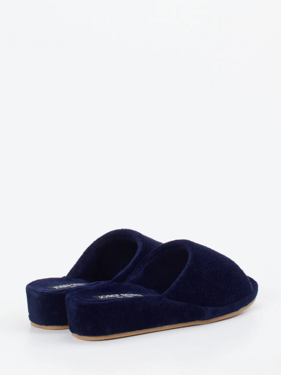 Josef Seibel Relax – Pantolette aus flauschigem Textil Dunkelblau