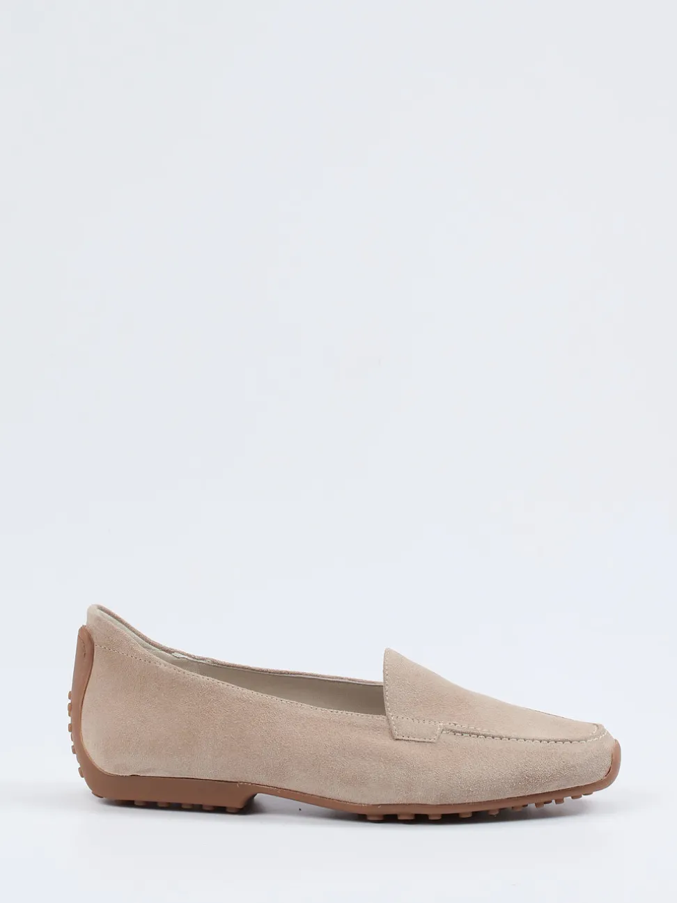 Kennel & Schmenger – Loafer aus Veloursleder beigegrau