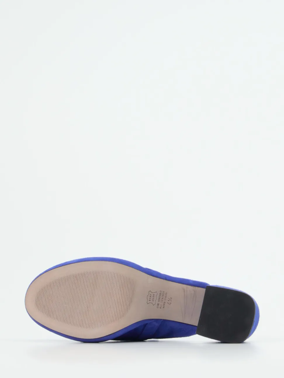Kennel & Schmenger – Plateau-Mules aus Veloursleder Blau