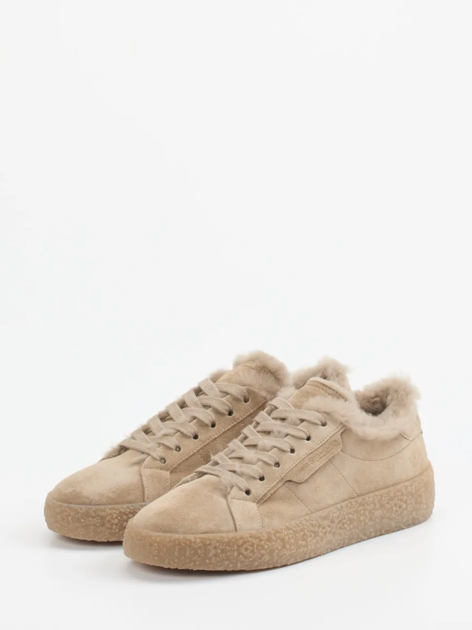 Kennel & Schmenger – Sneaker aus Veloursleder sandbeige