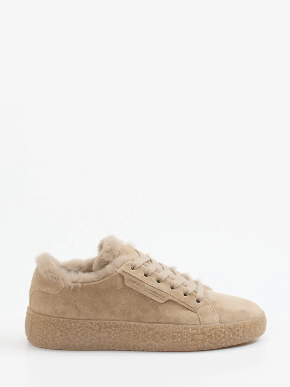 Kennel & Schmenger – Sneaker aus Veloursleder sandbeige