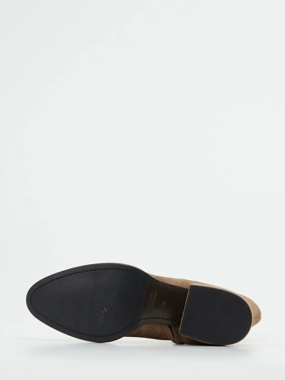Konstantin Starke – Ankle Boots aus Veloursleder sandbraun
