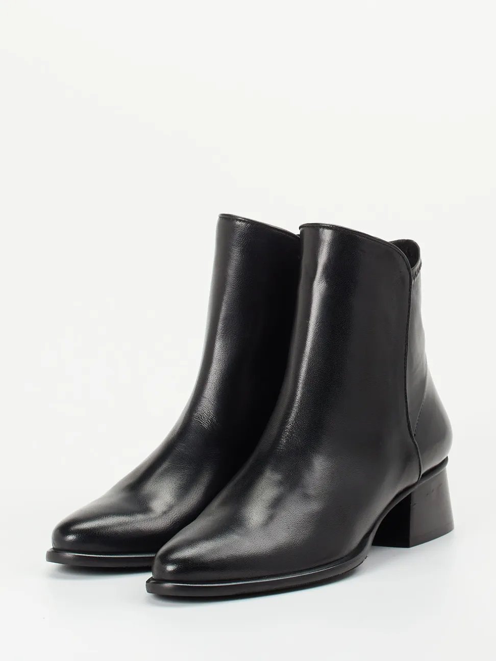 Konstantin Starke – Ankle Boots aus Lammleder Schwarz