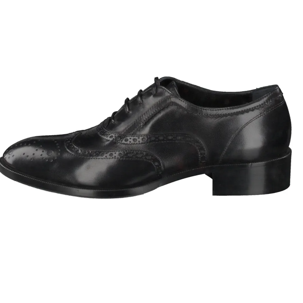 Konstantin Starke – Brogues aus Lammleder Schwarz