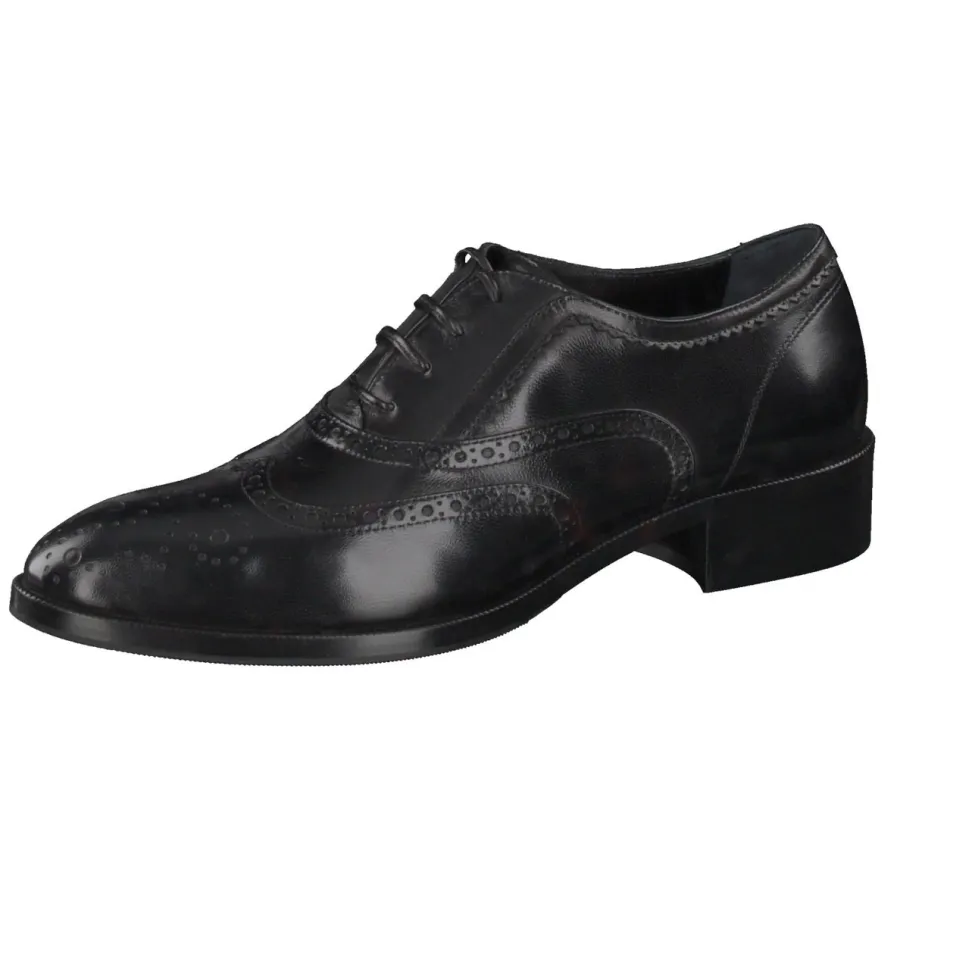 Konstantin Starke – Brogues aus Lammleder Schwarz