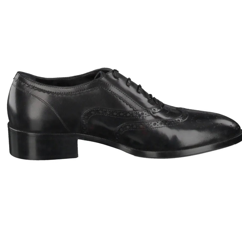 Konstantin Starke – Brogues aus Lammleder Schwarz