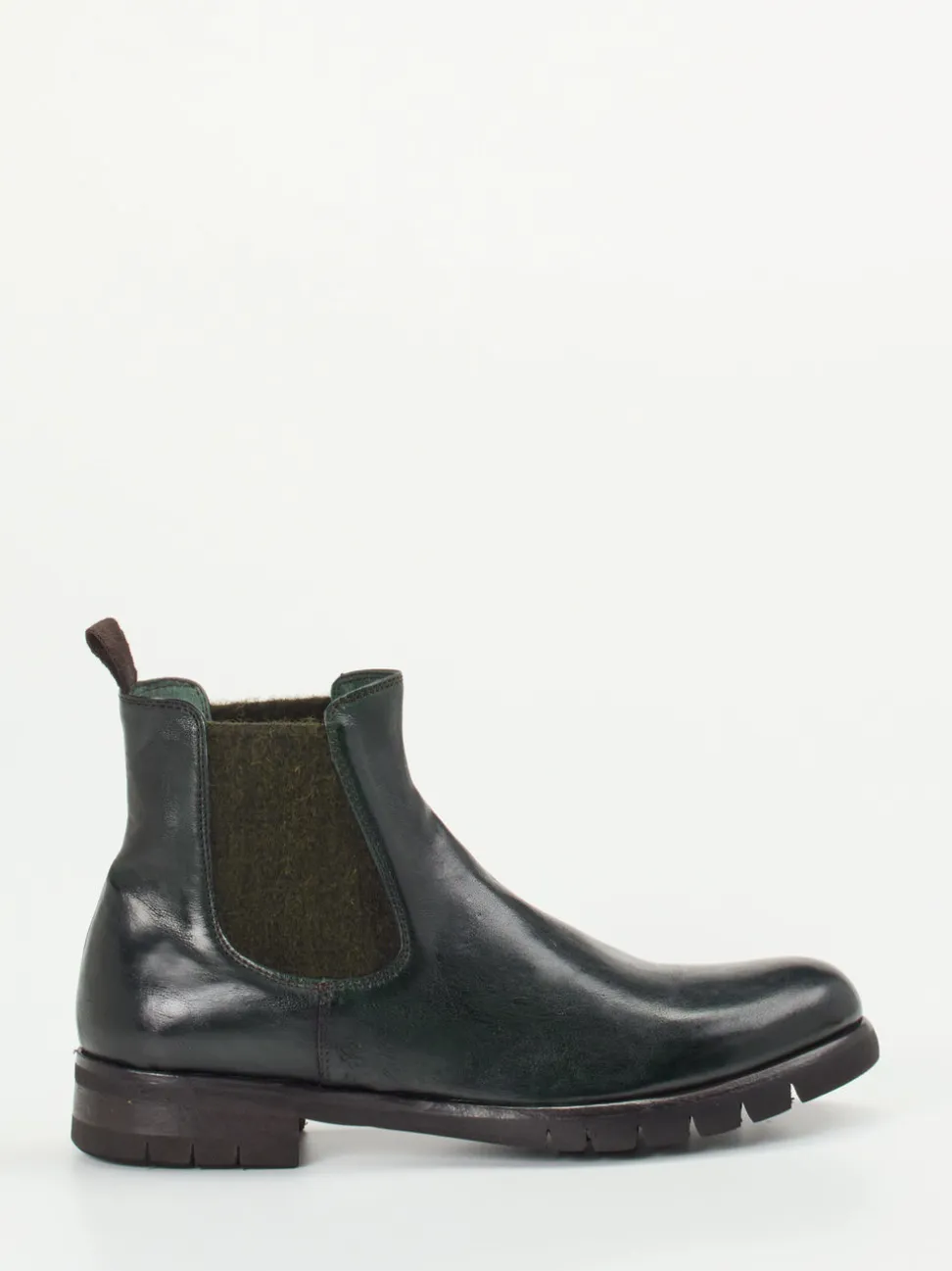 Konstantin Starke – Chelsea Boots aus Känguruleder grün