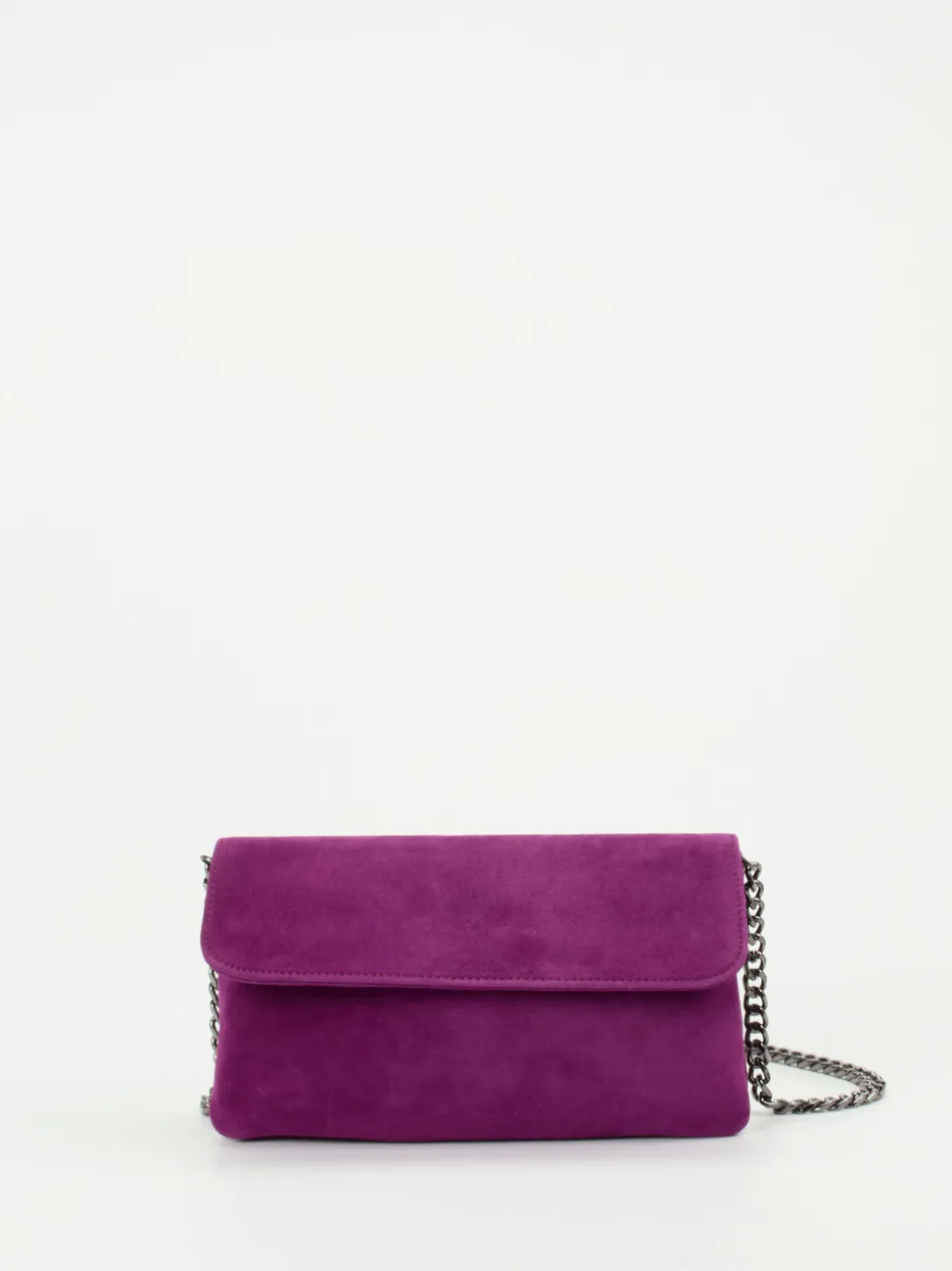 Konstantin Starke – Clutch aus Veloursleder Violett