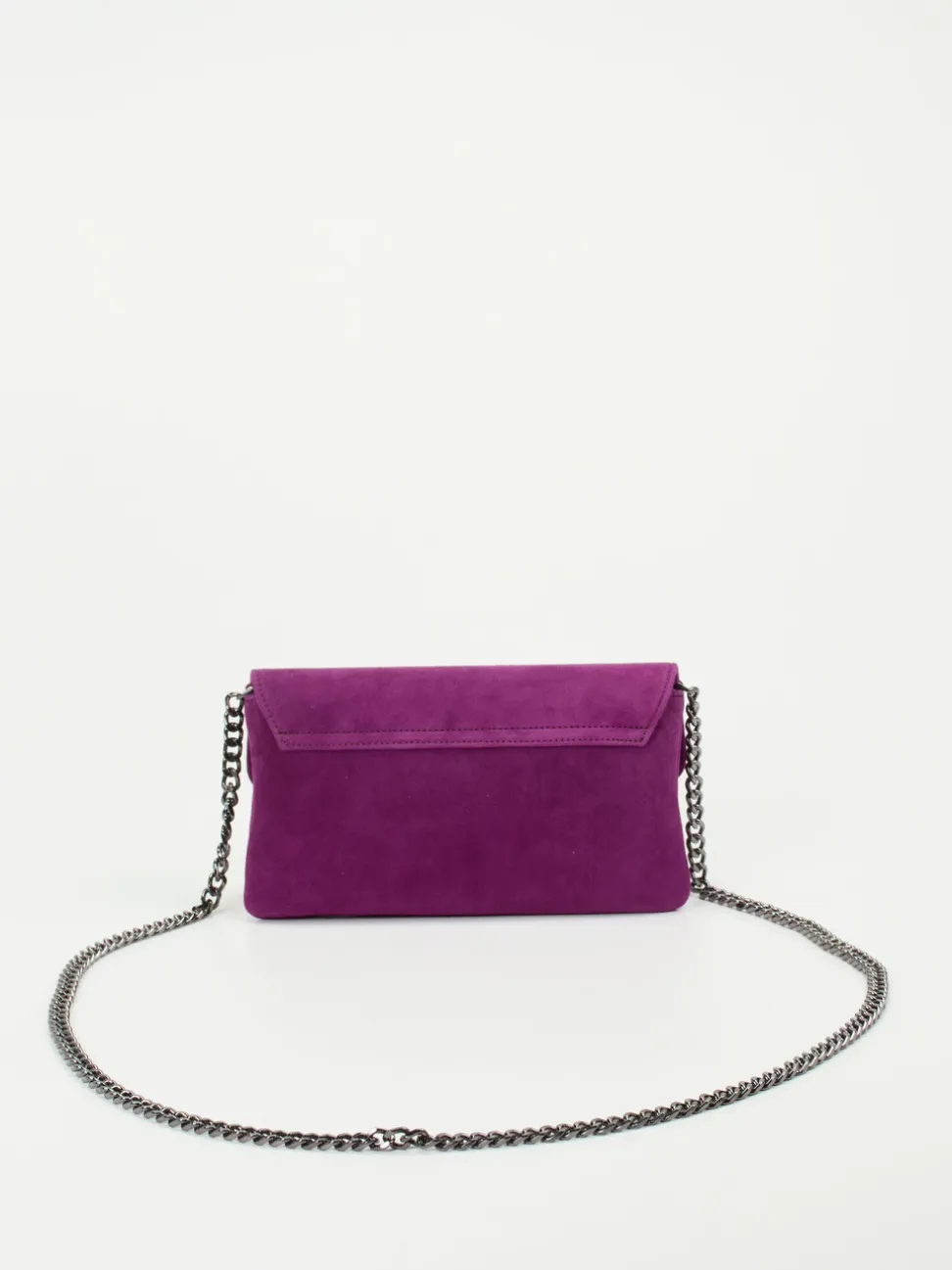 Konstantin Starke – Clutch aus Veloursleder Violett