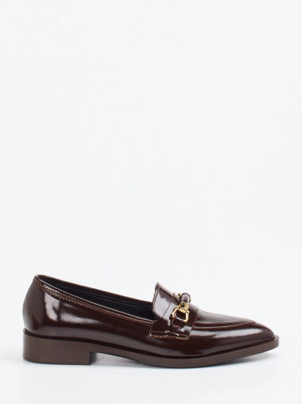 Konstantin Starke – Loafer aus Hochglanzleder Dunkelbraun