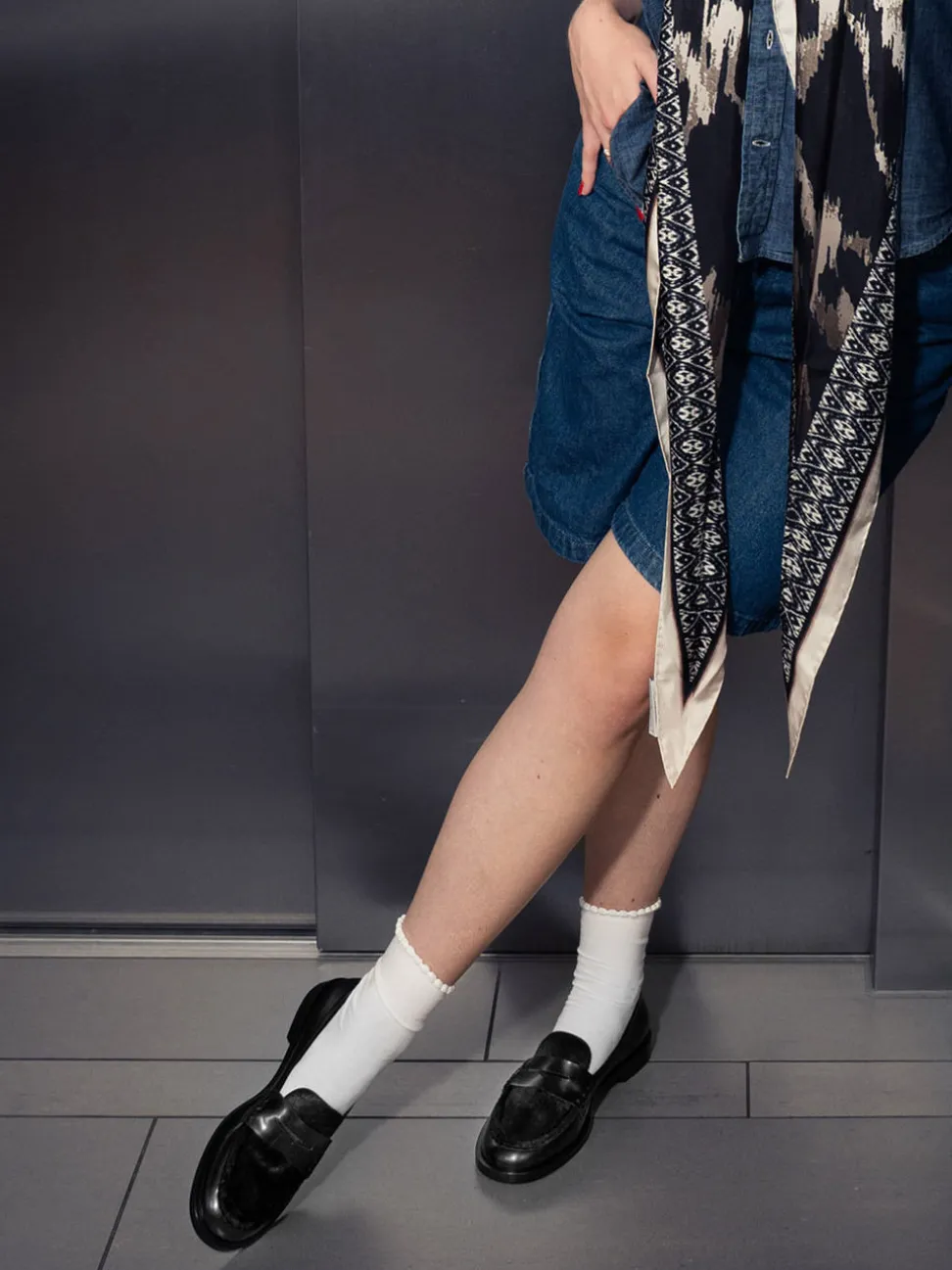 Konstantin Starke – Loafer aus Hochglanzleder Schwarz