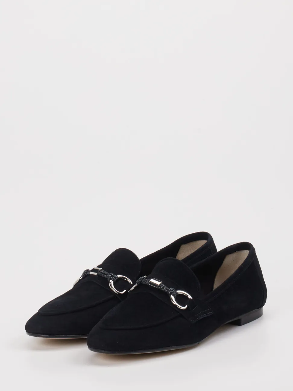 Konstantin Starke – Loafer aus Veloursleder Schwarz