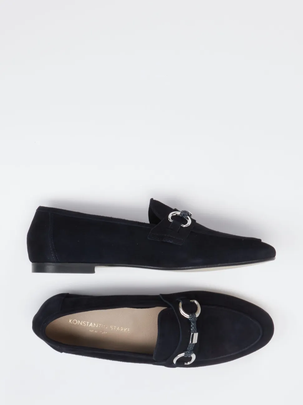 Konstantin Starke – Loafer aus Veloursleder Schwarz