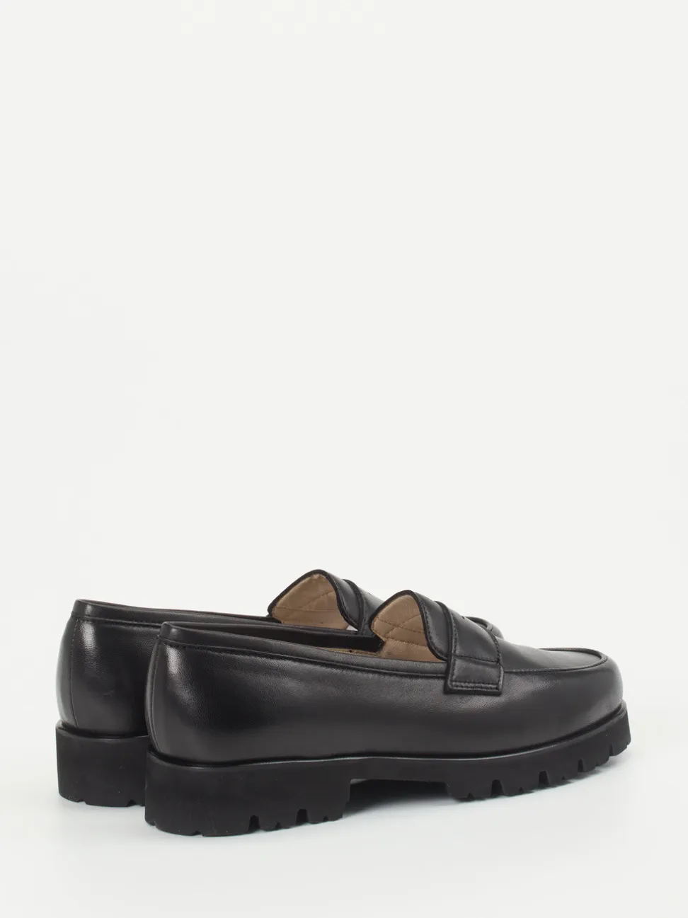 Konstantin Starke – Loafer aus Lammleder Schwarz