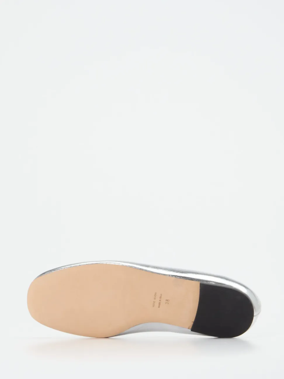 Konstantin Starke – Loafer aus Metallicleder silber