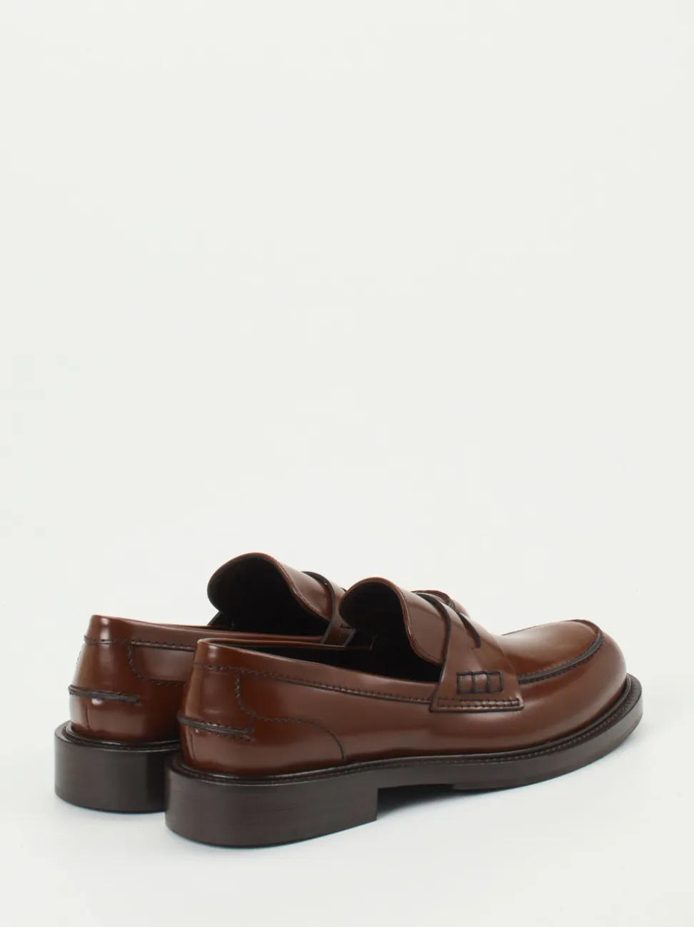 Konstantin Starke – Loafer aus Hochglanzleder braun