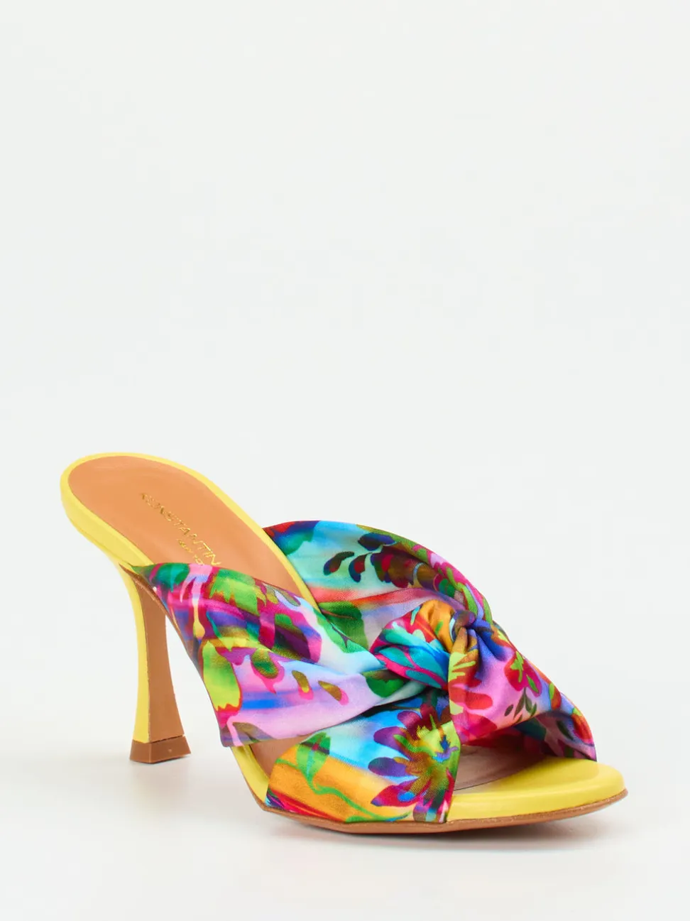 Konstantin Starke – Pantolette aus Satin in Multicolor