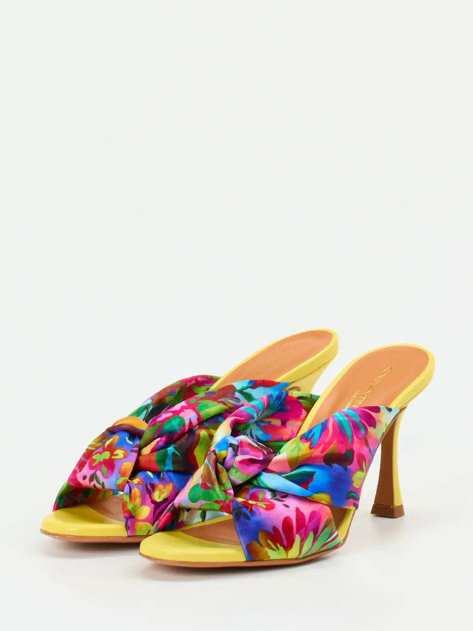 Konstantin Starke – Pantolette aus Satin in Multicolor