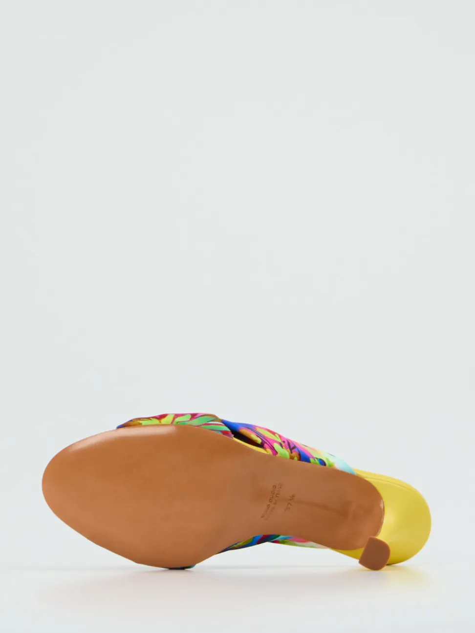 Konstantin Starke – Pantolette aus Satin in Multicolor