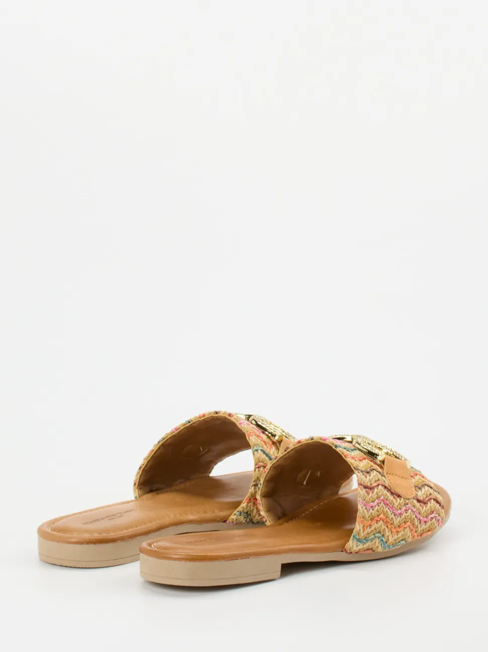Konstantin Starke – Pantolette aus Bastgeflecht multicolor