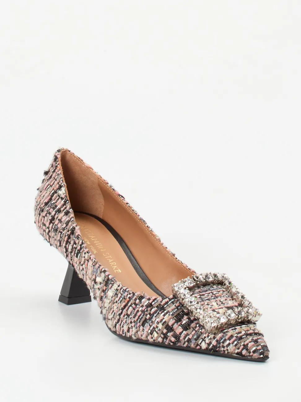 Konstantin Starke – Pumps aus Bouclé-Textil in Rosé