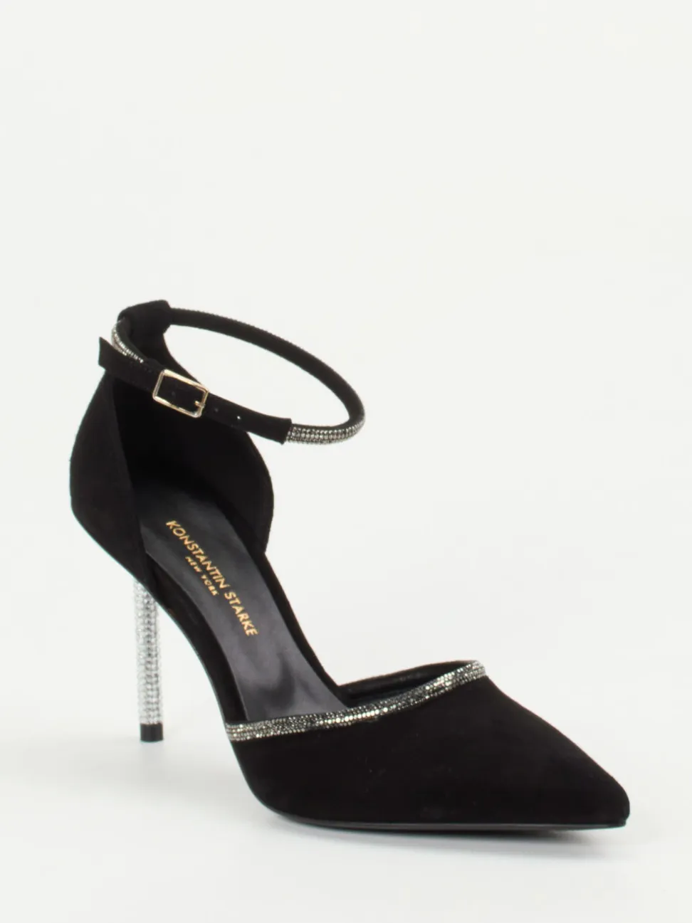 Konstantin Starke – Pumps aus Veloursleder schwarz
