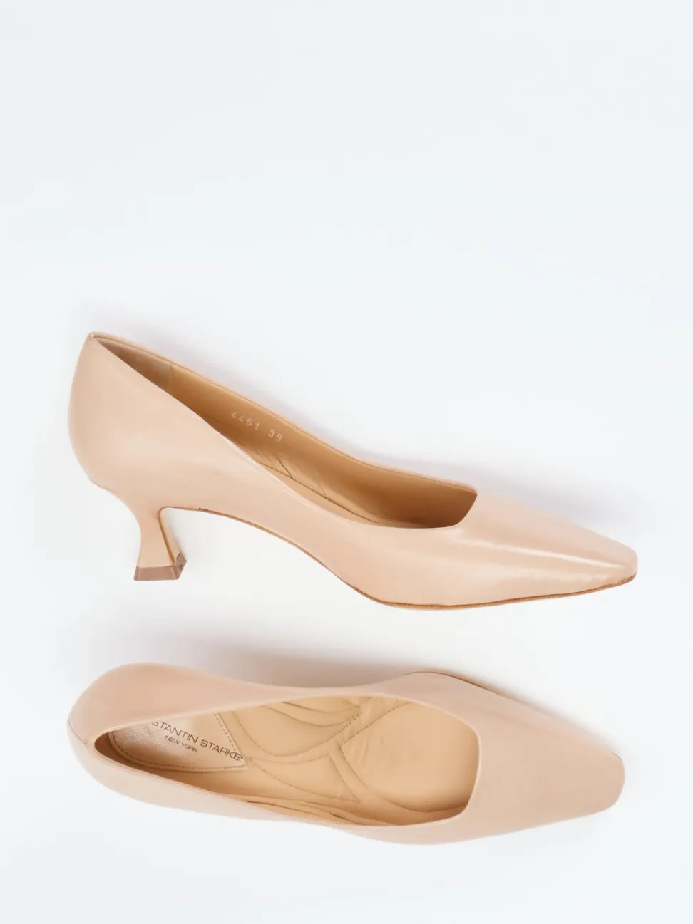 Konstantin Starke – Pumps aus Lammleder in Beige