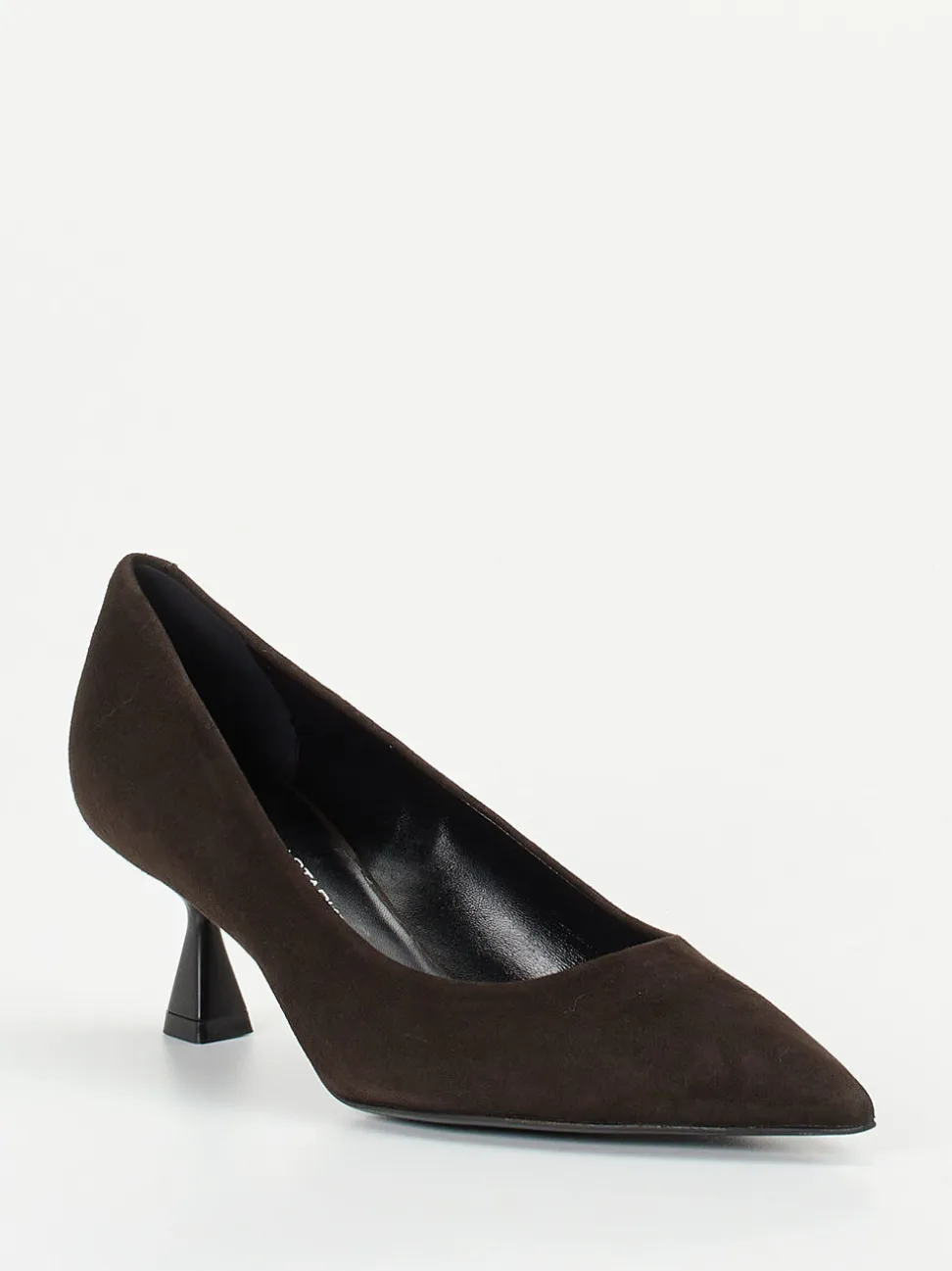 Konstantin Starke – Pumps aus Veloursleder Dunkelbraun