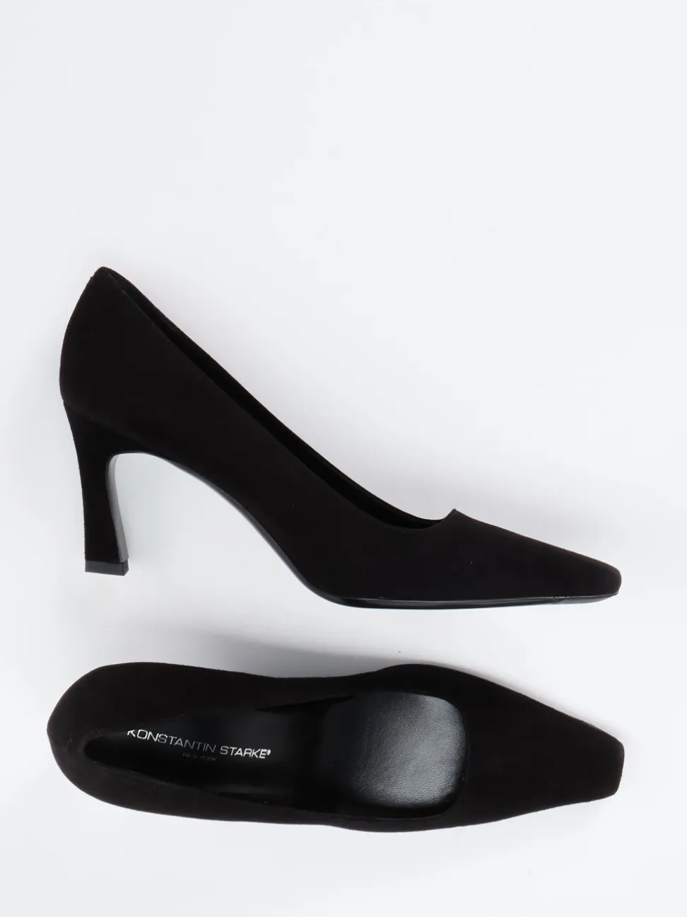 Konstantin Starke – Pumps aus Veloursleder Schwarz