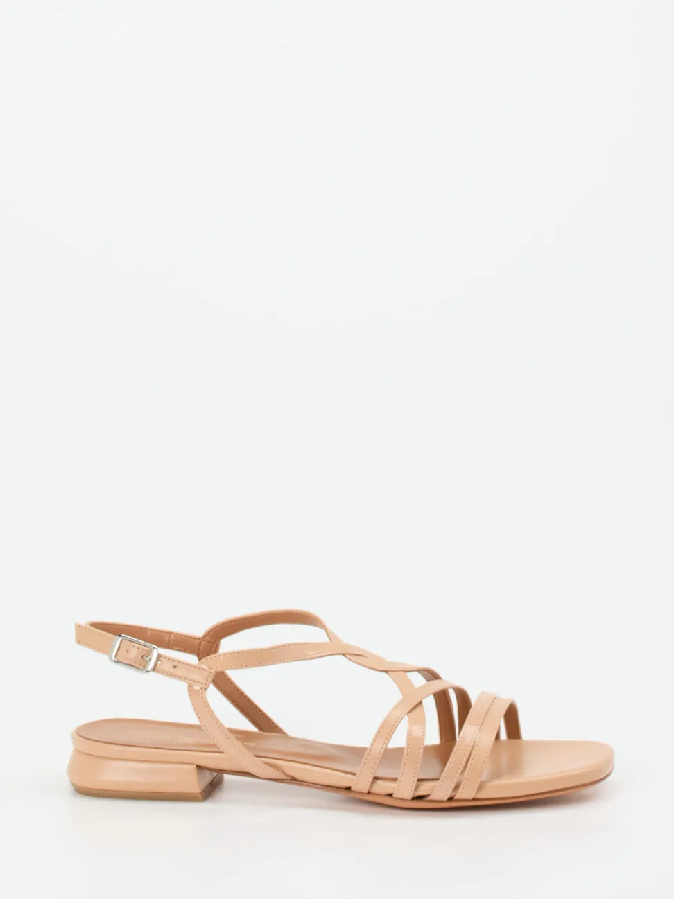 Konstantin Starke – Riemchensandalen aus Lackleder beige