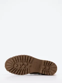Konstantin Starke – Schnürboots aus Veloursleder cognac
