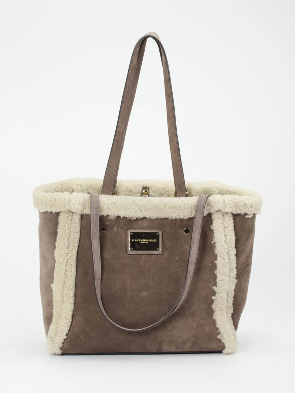 Konstantin Starke – Shopper aus Textil in Taupe