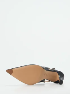 Konstantin Starke – Slingpumps aus Hochglanzleder schwarz