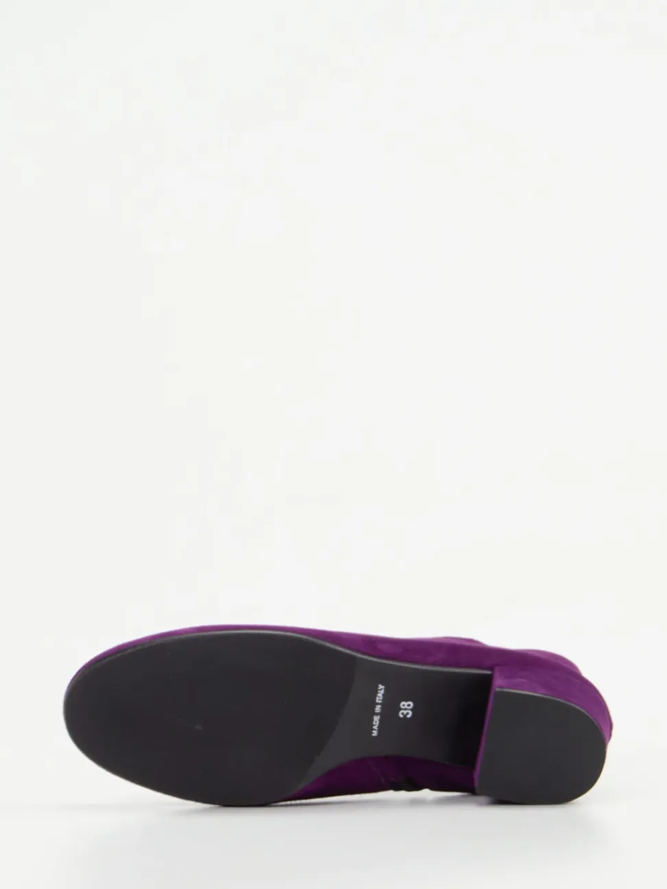 Konstantin Starke – Stiefelette aus Veloursleder Violett
