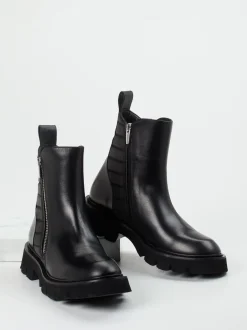 Konstantin Starke – Stiefelette aus Kalbleder Schwarz