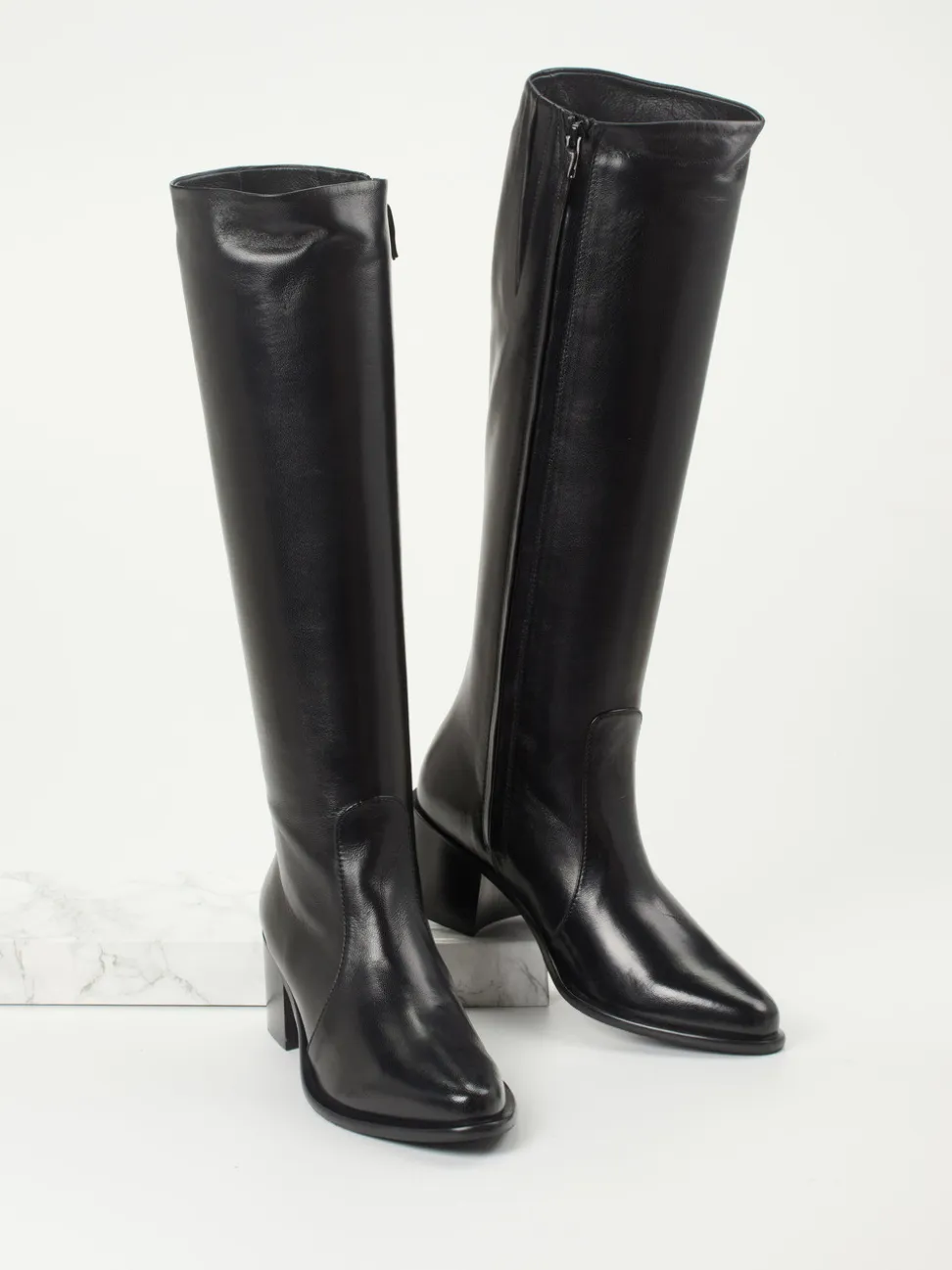 Konstantin Starke – Stiefel aus Lammleder Schwarz