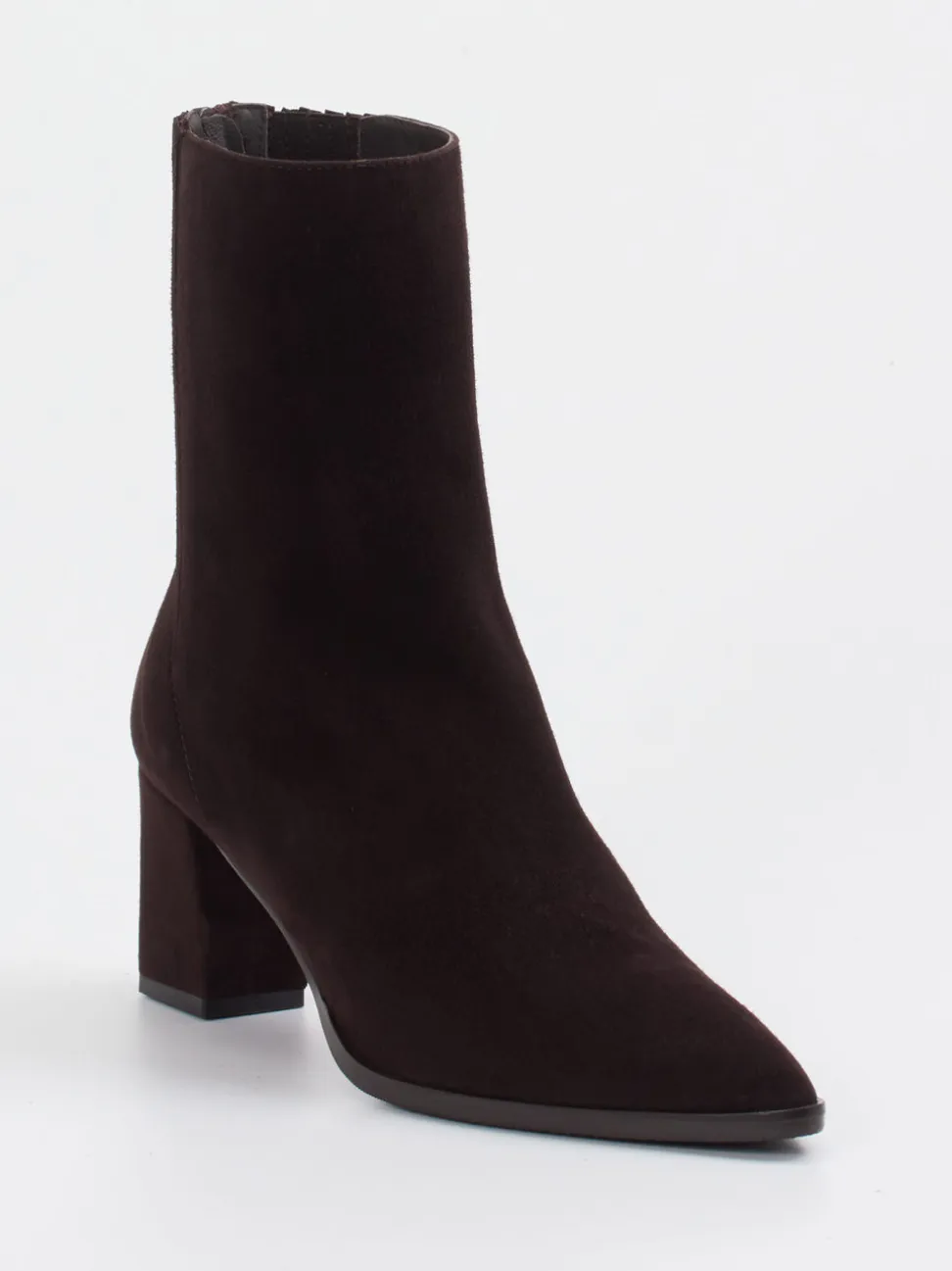 Konstantin Starke – Stiefeletten aus Veloursleder Dunkelbraun