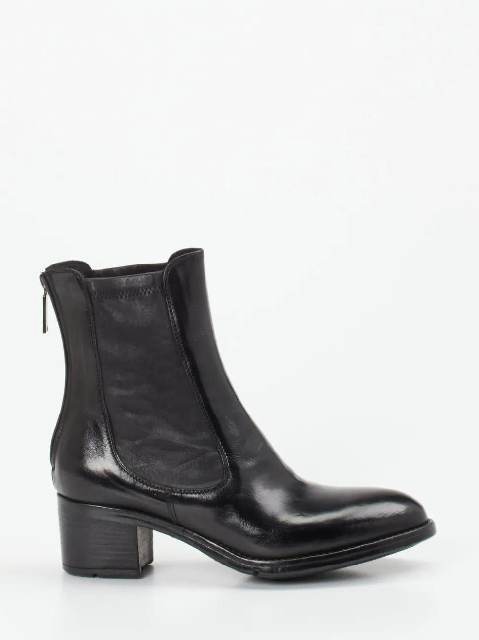 Lemargo – Chelsea-Stiefelette aus Büffelleder Schwarz
