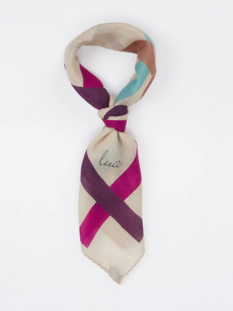 Lua Accessories – Halstuch aus Stoff in Karodessin