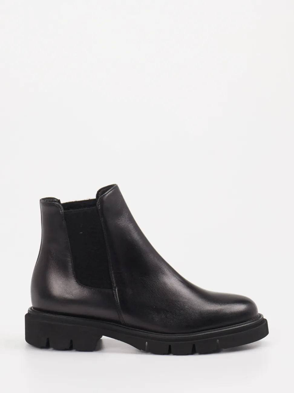 Mannori – Chelsea Boots aus Kalbleder Schwarz