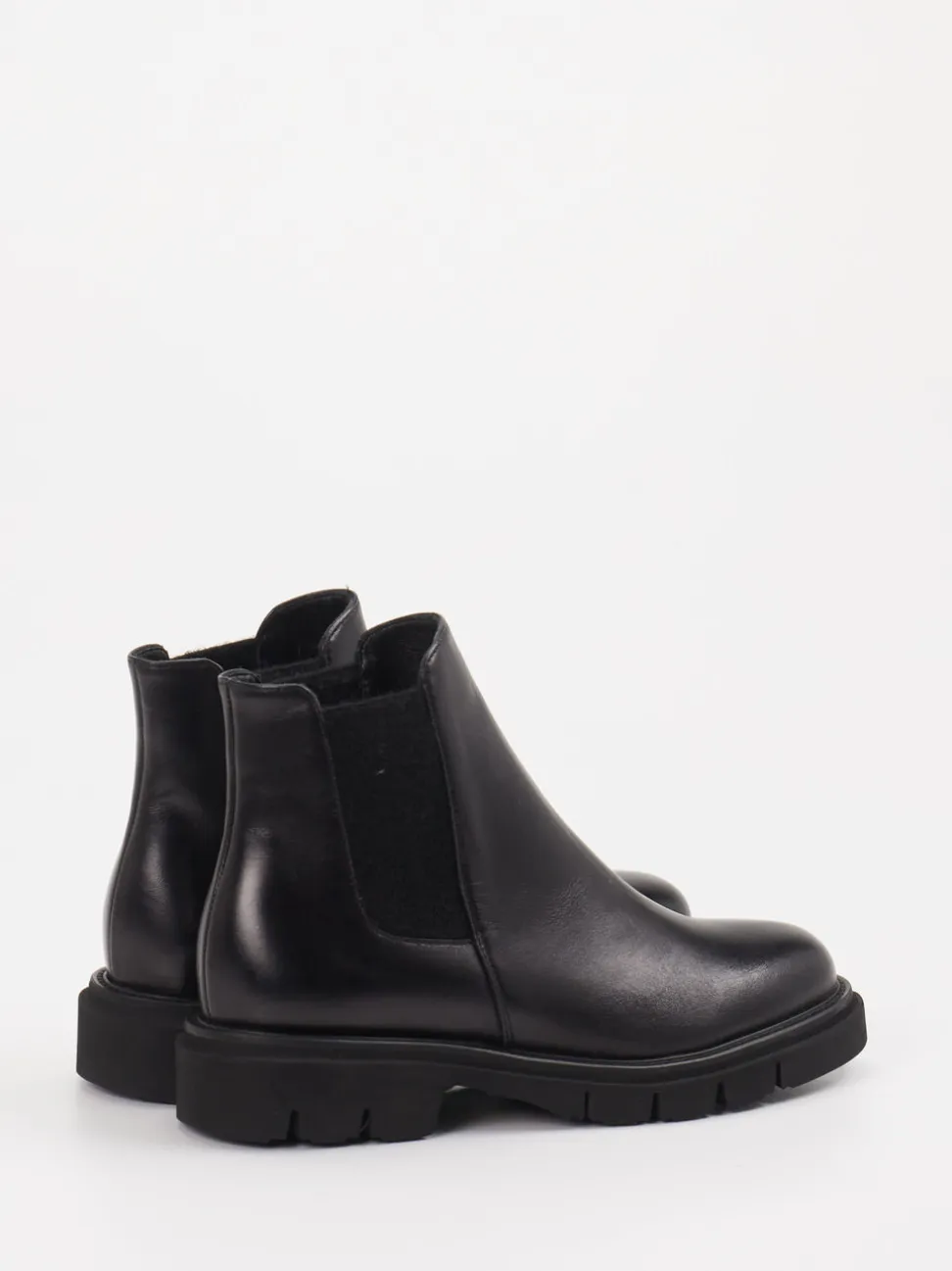 Mannori – Chelsea Boots aus Kalbleder Schwarz